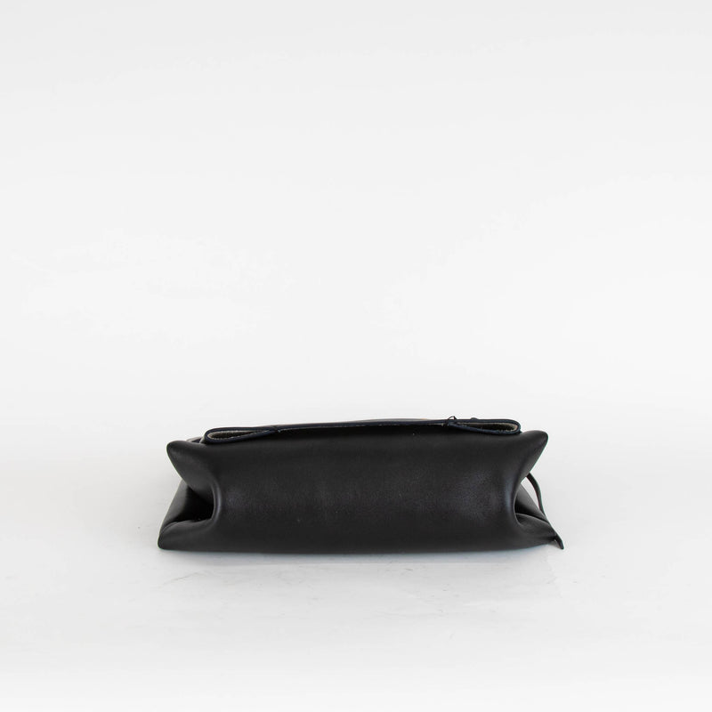 Victoria Beckham Black Chain Embellished Clutch