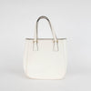 Prada White Saffiano Leather Metropolis Bag