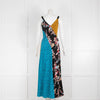 DVF Multi Coloured Patterned Sleeveless Dress