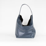 NEOUS Pavo Tote In Navy Blue Leather