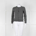 Joseph Grey Cashmere Fine Knit Cardigan