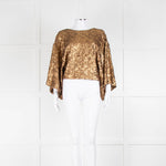 byTiMo Sequin Top in Gold