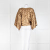 byTiMo Sequin Top in Gold