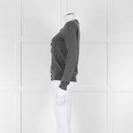 Joseph Grey Cashmere Fine Knit Cardigan