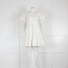 Ulla Johnson White Frill Detail Cotton Mini Dress