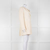 Akris Cream Crepe Open Lapel Dress Blazer