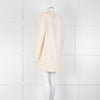 Akris Cream Crepe Open Lapel Dress Blazer