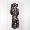 Dea Kudibal Rosanna EV Bindweed Dress Black With Coral Flowers