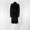 Vince Black Sheepskin Shearling Coat