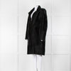 Vince Black Sheepskin Shearling Coat