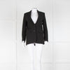 The Kooples Black Stretch Blazer