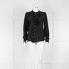 Dea Kudibal Black Silk Mix Ruffle Shirt