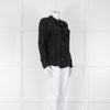 Dea Kudibal Black Silk Mix Ruffle Shirt