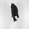 Zadig & Voltaire Grey And Black Fleck Freyed Hem Cardigan