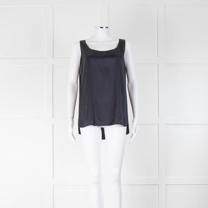 MaxMara Leisure Navy Silk Camisole