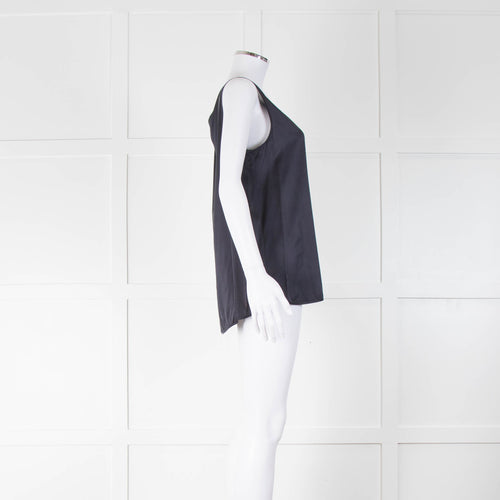 MaxMara Leisure Navy Silk Camisole