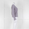 Vince Lilac Ribbed V Neck Cardigan