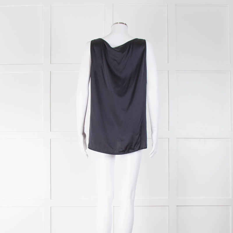 MaxMara Leisure Navy Silk Camisole