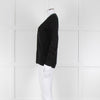 Zadig & Voltaire Black Studded Cashmere Fine Knit Cardigan