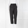 Nili Lotan Black Paris Stretch Wool Drop Crotch Trousers