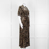 Wyse Desiree Leopard Print Velvet Feel Maxi Dress