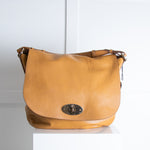 Mulberry Tan Postman's Lock Leather Handbag