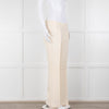 Akris Cream Wool Tailored Trousers