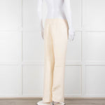 Akris Cream Wool Tailored Trousers