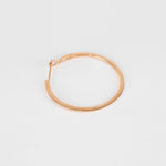 Maria Tash 31mm Rose Gold Single Flat Hoop Earring