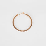 Maria Tash 31mm Rose Gold Single Flat Hoop Earring