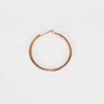 Maria Tash 31mm Rose Gold Single Flat Hoop Earring