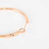 Maria Tash 31mm Rose Gold Single Flat Hoop Earring