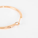 Maria Tash 31mm Rose Gold Single Flat Hoop Earring