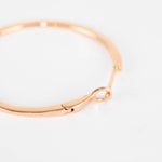 Maria Tash 31mm Rose Gold Single Flat Hoop Earring