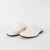 Bottega Veneta Roma Ivory Leather Slippers