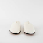 Bottega Veneta Roma Ivory Leather Slippers