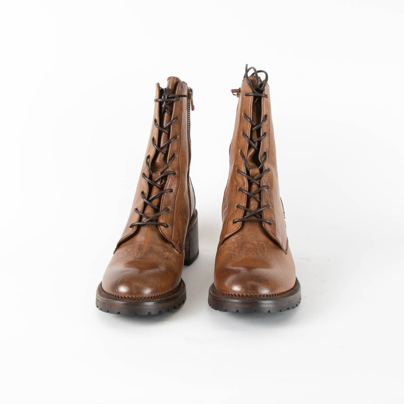 Untamed Street Regent Brown Lace-Up Boots