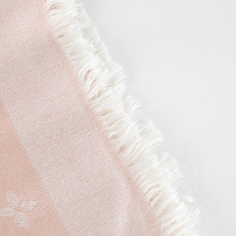 Louis Vuitton Pale Pink Monogram Scarf