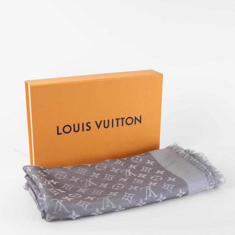 Louis Vuitton Grey Shine Shawl