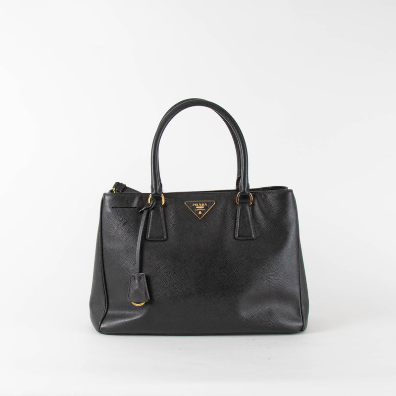 Prada Black Saffiano Galleria Tote