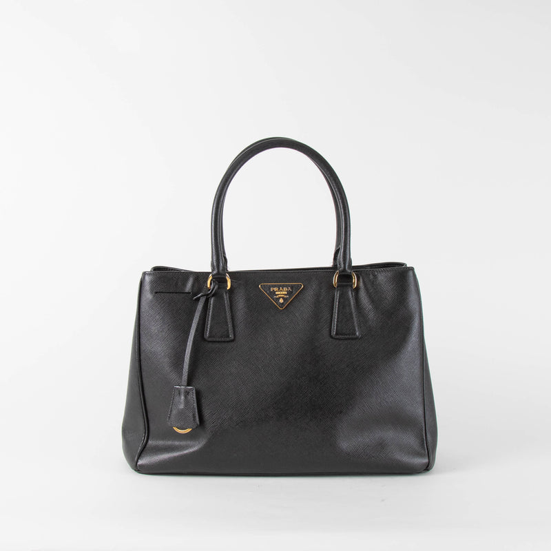 Prada Black Saffiano Galleria Tote