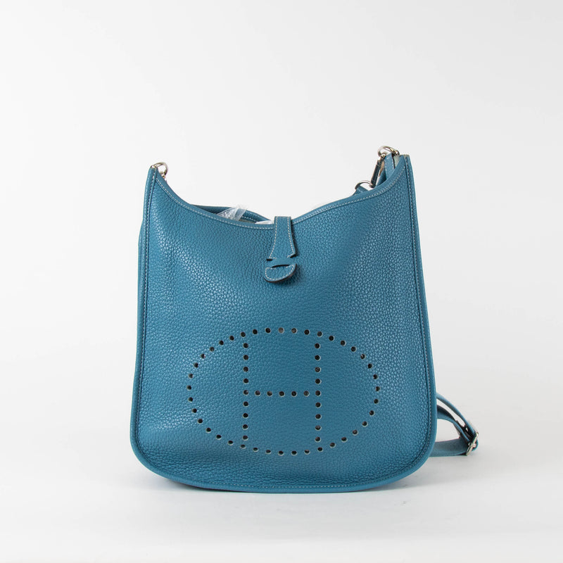 Hermes Pale Bleu Jean Evelyne PM Bag