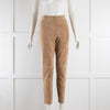 Weekend Max Mara Taupe Suede Leggings