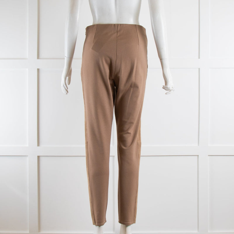 Weekend Max Mara Taupe Suede Leggings