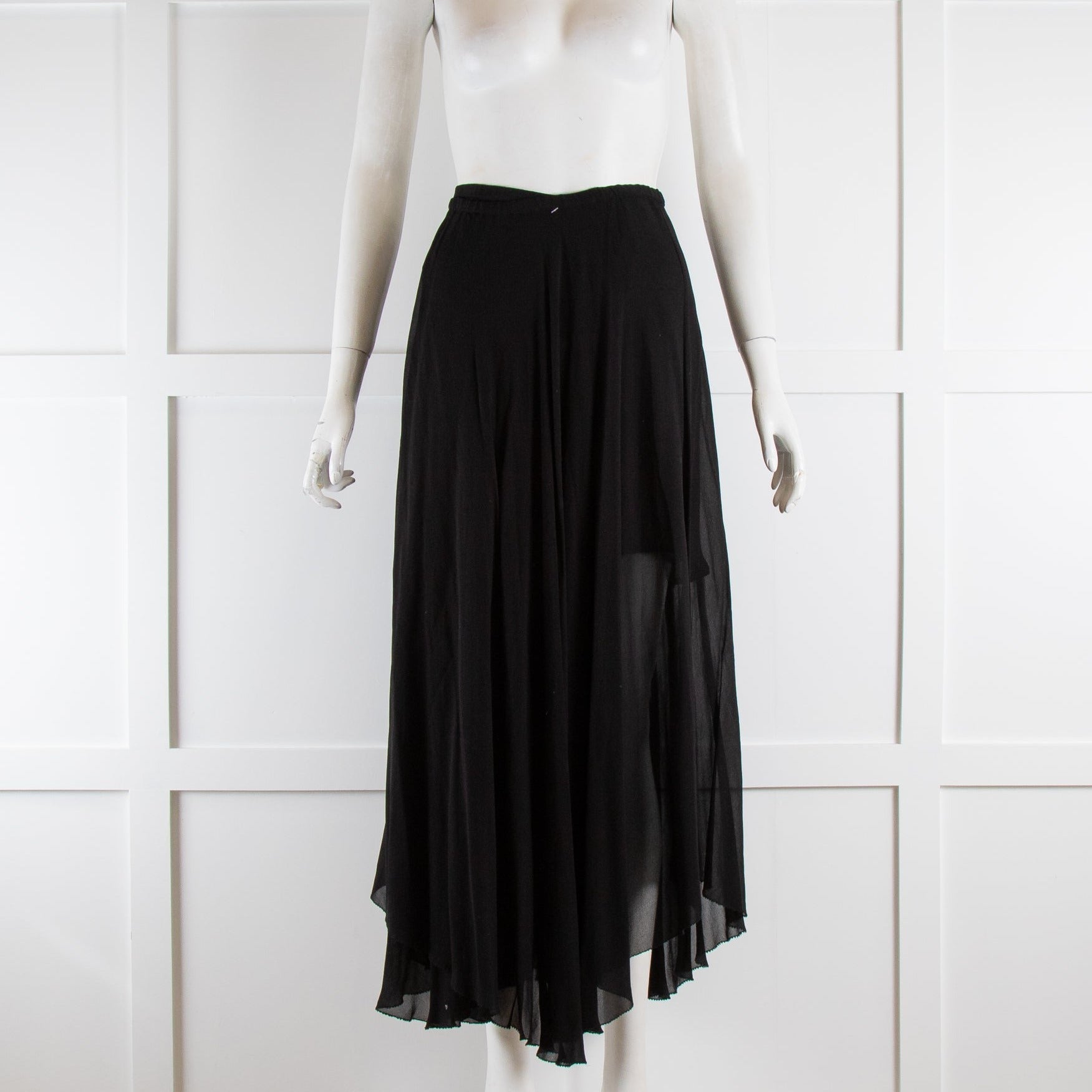 Isabel Marant Etoile Black Sheer Wrap Skirt – Phoenix Style