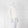 Marccain Cream Pearl Crystal Detail Top