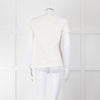 Marccain Cream Pearl Crystal Detail Top