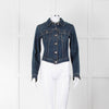 Gucci Blue Denim Short Fitted Jacket