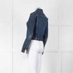 Gucci Blue Denim Short Fitted Jacket