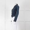 Gucci Blue Denim Short Fitted Jacket